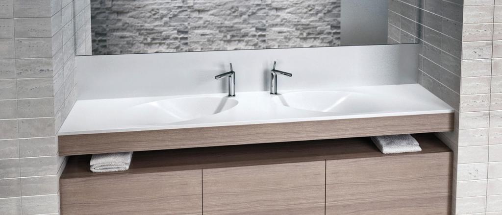 UGO R REG UGO D REG UMYWALKI REGULOWANE / REGULATED WASHBASINS Pozwalają na personalizację wybranego produktu Allow a personal approach to every product Możliwość stałego montażu