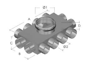 SKRZYNKA ROZDZIELCZA 16x symbol: SX-WP16X75/200SR 16X75/200