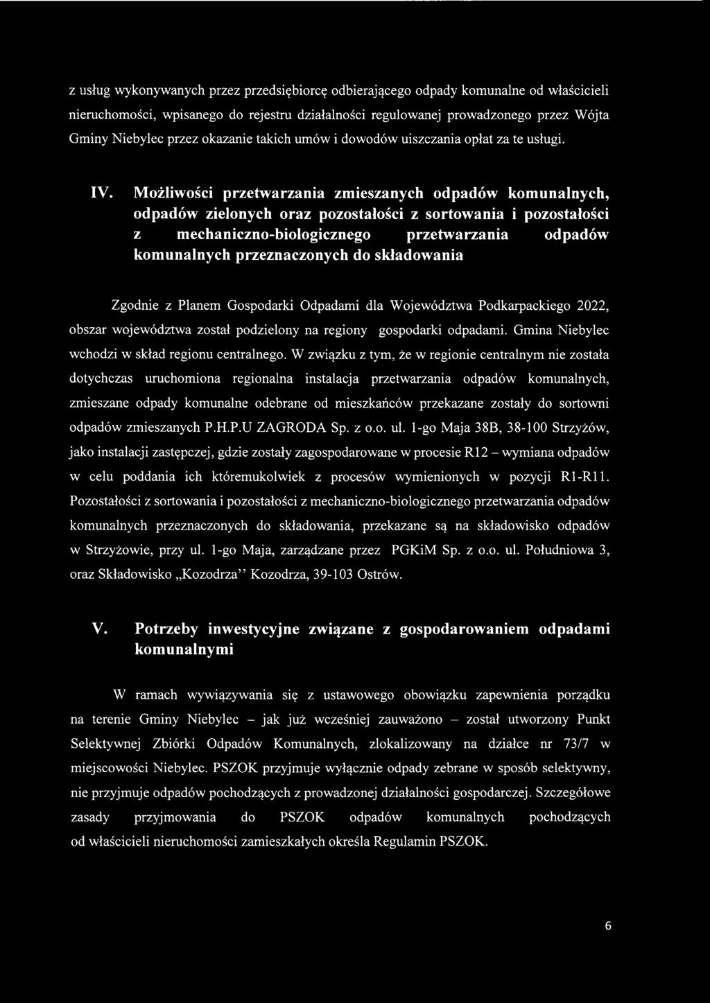 Możliwości przetwarzania zmieszanych odpadów komunalnych, odpadów zielonych oraz pozostałości z sortowania i pozostałości z mechaniczno-biologicznego przetwarzania odpadów komunalnych przeznaczonych