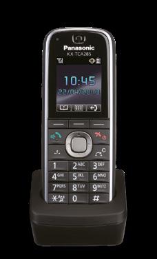 Telefony KX-TCA385 i KX-TCA285 obsługują Bluetooth, więc rozmowę można prowadzić za pomocą bezprzewodowego zestawu słuchawkowego. Zwiększa to wydajność pracy.
