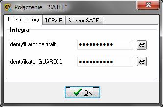 Informacje na temat konfigurowania centrali alarmowej przy pomocy programu DLOADX przez sieć Ethernet znajdują się w instrukcjach programowania central alarmowych. 7.