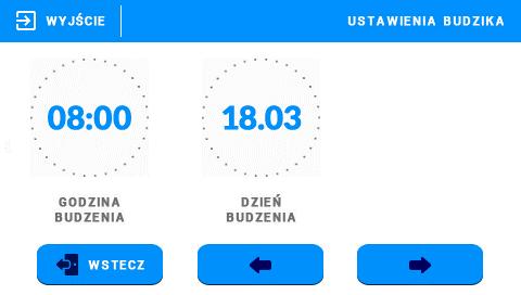 WYŁĄCZENIE Sterownik wyłącza oba obiegi na nieokreślony czas. Aktywna jest jedynie funkcja antyzamarzania (jeśli jest załączona). 4.