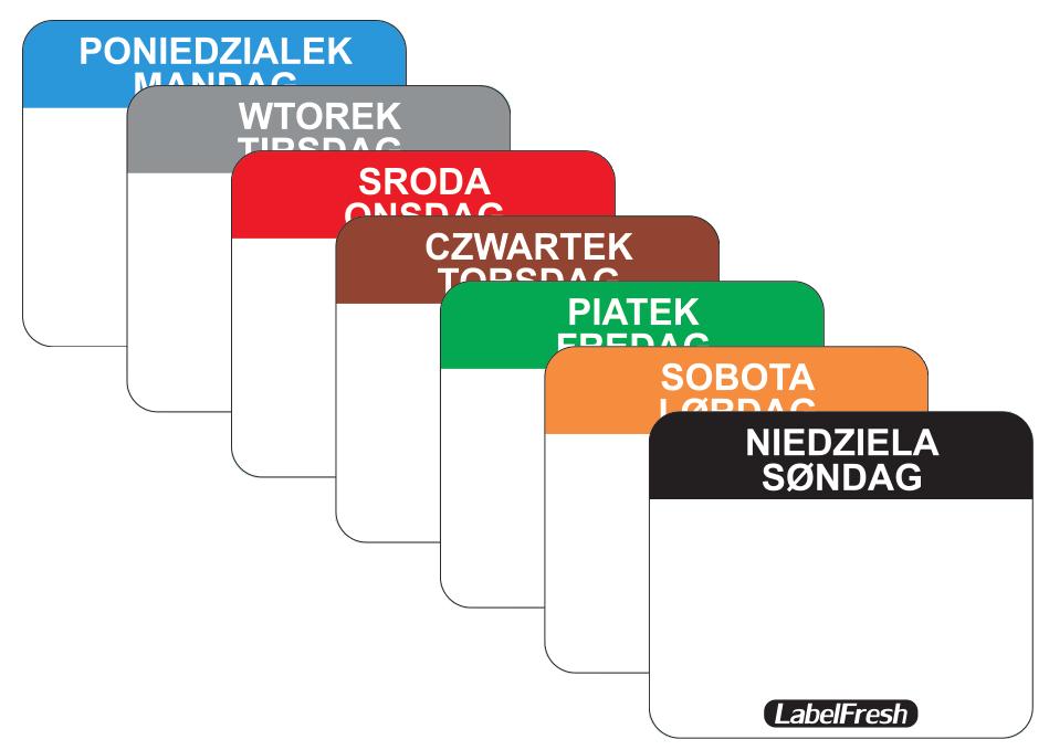 10 SYSTEM ZNAKOWANIA OPAKOWAŃ DO PRODUKTÓW SPOŻYWCZYCH System znakowania opakowań do produktów spożywczych NOWOŚĆ LABELFRESH EASY (OPAKOWANIE: 1000 ETYKIET, 30X25MM) System Easy przeznaczony jest