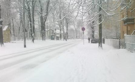 rana do wieczora spadło najwięcej śniegu. Było go u nas aż 16 centymetrów! 7.02.