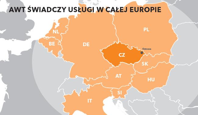 SPEDYCYJNE W RÓŻNYCH BRANŻACH I DZIEDZINACH POSIADA BOGATY TABOR ZŁOŻONY Z PONAD 160 LOKOMOTYW I 5 000 WAGONÓW W CZECHACH MA WŁASNE INTERMODALNE