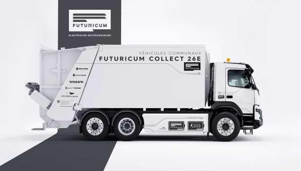 Pojazdy elektryczne z zabudowami śmieciarek Kolejną propozycja może być oferta szwajcarskiej firmy Futuricum.