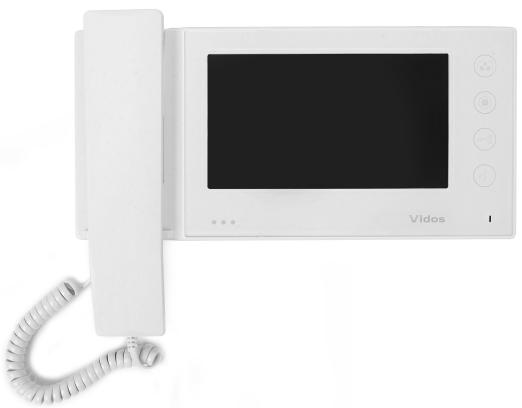 Monitory MONITOR M690B S2 Monitor głośnomówiący Ekran kolorowy 7" panoramiczny TFT LCD 1280x600 pix Obsługa 2 stacji bramowych (lub 1 stacja+1 kamera CCTV) Sterowanie elektrozaczepem i brama