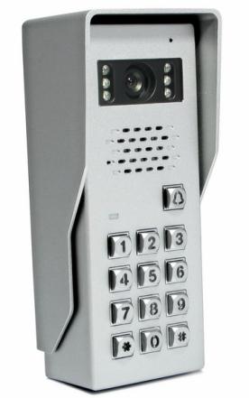 stacja bramowa Przetwornik obrazu 1/3 kolor / / Obudowa: utwardzony stop aluminium Podświetlany szyld i przycisk dzwonka ( kolor podświetlenia niebieski) Montaż: natynkowy WBUDOWANY CZYTNIK RFID
