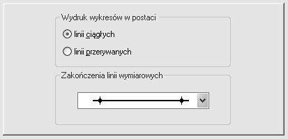 Parametry wydruków Istotnym elementem Preferencji jest opcja Parametry wydruków, umożliwiająca dostosowanie kolorów i czcionek używanych do wydruków tworzonych przez program (rys. 20)