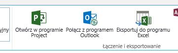 Pamiętajmy również o tym, że w ramach projektu i połączonej witryny SharePoint, możemy dodawać dokumenty.