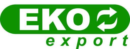 EKO EXPORT S.A. tel.: +48 33 81 96 288 ul. Strażacka 81 fax: +48 33 81 96 287 PL 43-382 Bielsko-Biała email: info@ekoexport.