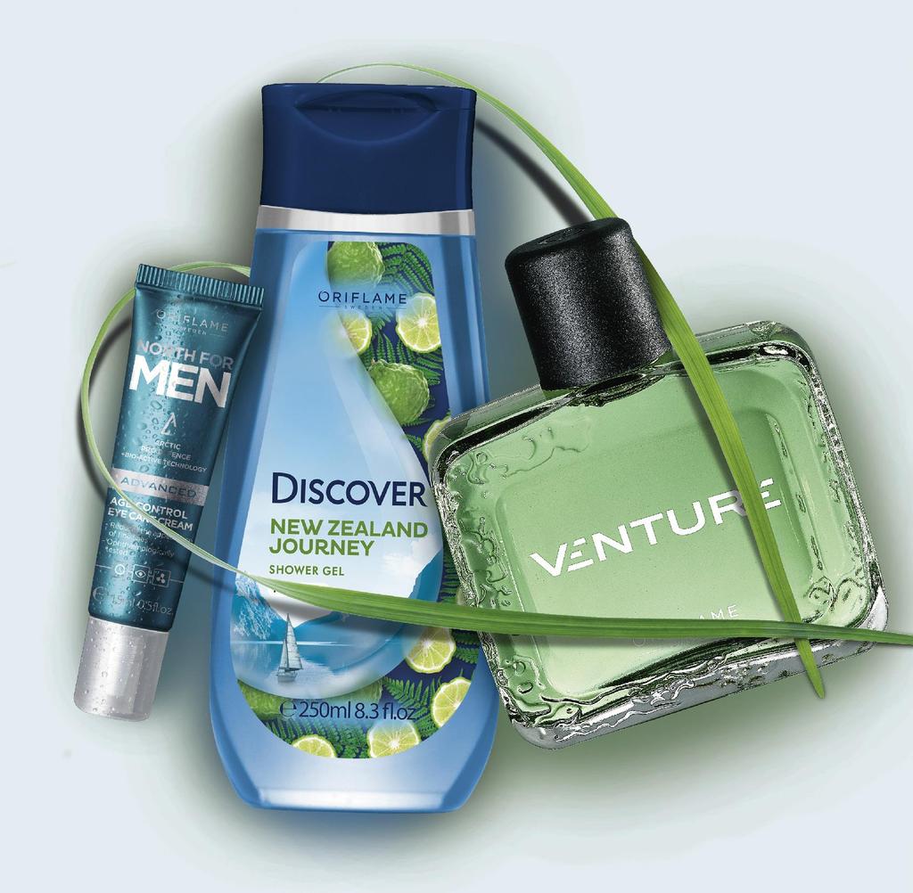 wrinkles to keep you looking as sharp as Take a walk through this unspoiled pearl of North for Men Advanced Discover New Zealand Venture Eau de Toilette Age Control Eye Care Journey Shower Gel Cr e a