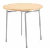 UO TABLE 995 574 mm Wysokość stołu dostosowana do standardowych krzeseł kawiarnianych Podstawa pasująca do blatów