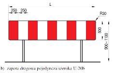 Prowadzenie robót przy zamknięciu odcinka dla ruchu kołowego po informacji o utrudnieniach w ruchu z min 7 dniowym