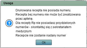 Istnieje też prawo nadawane przez Administratora, które pozwala anulować każda, dowolną wystawioną receptę u danego pacjenta.. Tak, więc, moment drukowania recepty blokuje tylko możliwość edycji.