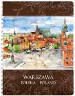 zewnętrzny grzbiet kartek zadrukowany w kolorze