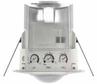 Czujniki ruchu UXA 103 C DE Opis Cechy wspólne - Czujnik ruchu (PIR) - Automatyczne sterowanie oświetleniem w oparciu o detekcję ruchu i poziom natężenia oświetlenia - Pomiar światła mieszanego