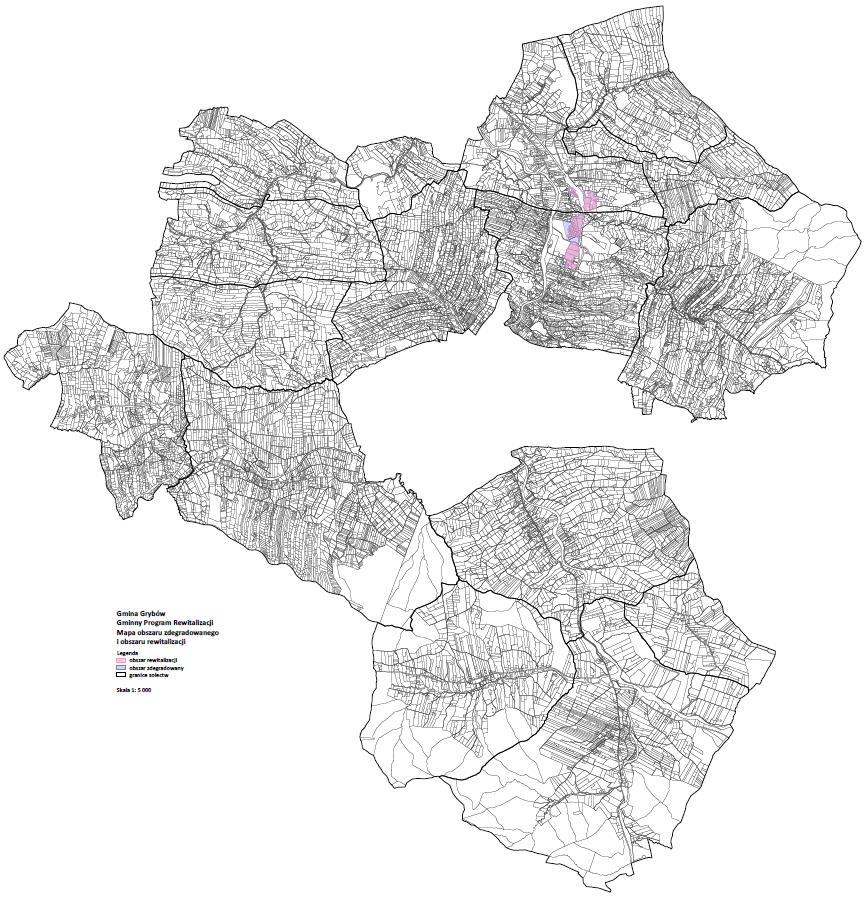 Gminny Program Rewitalizacji Gminy Grybów na lata 2018-2025 Mapa 2.