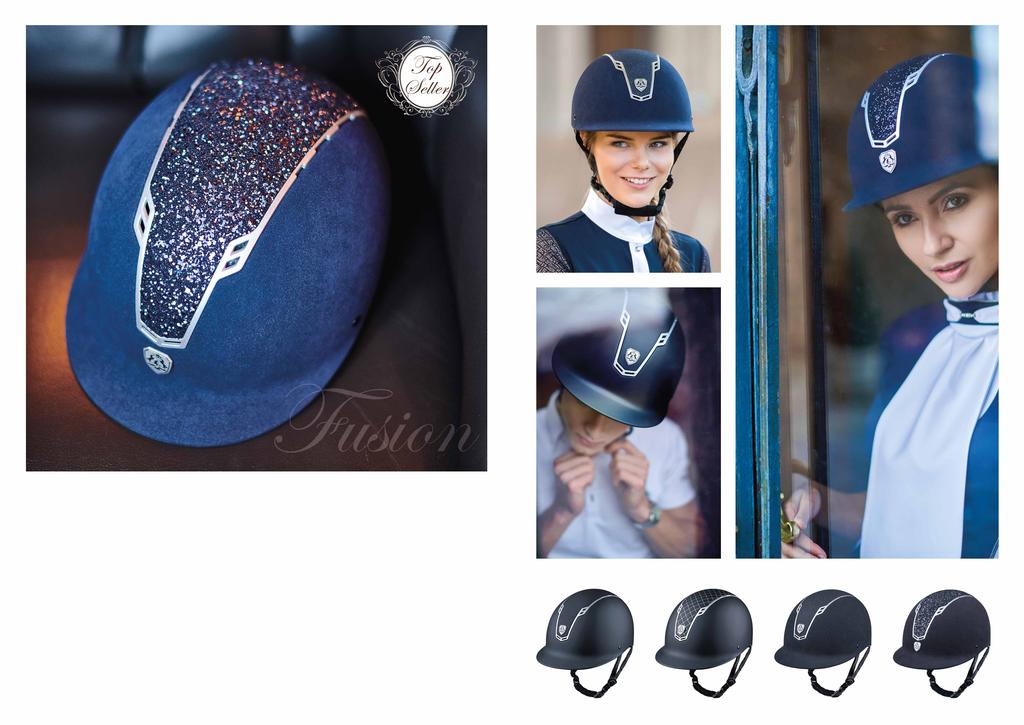 KASK HELMET FUSION Absolutny top seller, lekki kask zgodny z obowiązującą europejską normą bezpieczeństwa. Posiada efektywny system wentylacji i dwa systemy regulacji uprzęży.