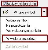 wybieramy Oznaczenie rodzaju przewodu.