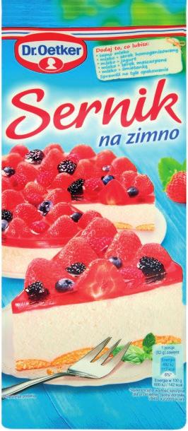 Kisiel Słodka Chwila Dr.Oetker 31,5-32,5g Cena za 1-37,19zł Ciasto w proszku Dr.