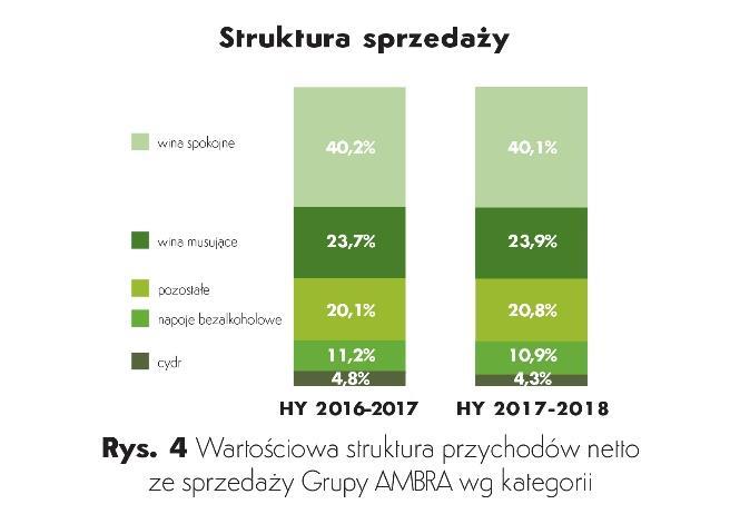 Polsce i w Rumunii, natomiast zmniejszyła się w Czechach i na Słowacji. Wyniki finansowe i rentowność Wzrost przychodów ze sprzedaży przełożył się na poprawę wyników finansowych.
