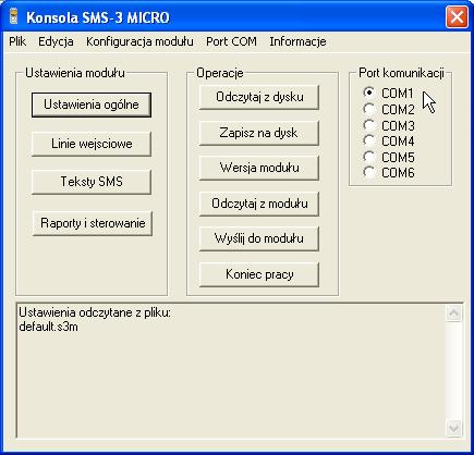 7.1 Instalacja i uruchomienie programu Na załączonej płycie CD w katalogu: \SMS3_Micro\Setup_SMS3_Micro.exe dostarczona jest wersja instalacyjna programu konfigurującego.