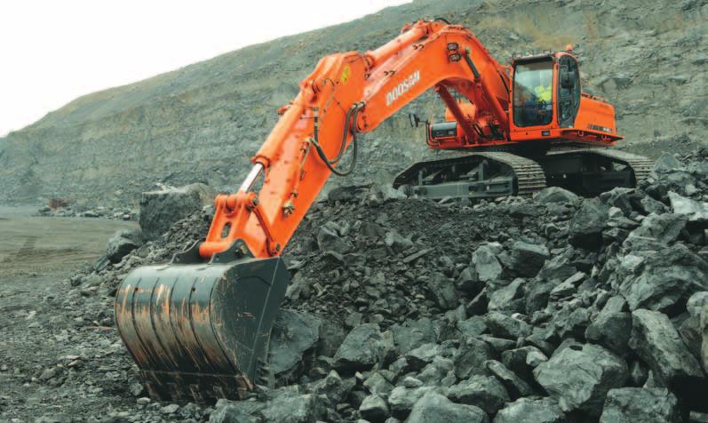 Gąsienice zostały połączone za pomocą mechanicznych bolców.