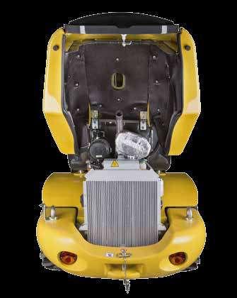 SILNIK Yanmar wyposaża modele V7 i V8 w silnik Yanmar 4TNV88. Seria TNV wyznacza Całkowitą Nową Jakość.