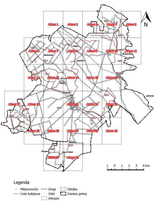 Załącznik nr 4 Gmina Jednorożec - rozmieszczenie