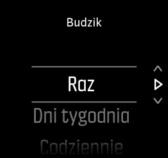 3.33. Godzina i data Godzinę i datę ustawia się podczas pierwszego uruchomienia zegarka. Następnie zegarek wykorzystuje czas GPS do korygowania odchyleń.