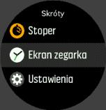 2. Przesuń palcem w górę i w dół, aby przewijać podglądy widoku zegarka, następnie