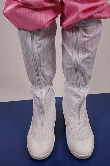 Buty antystatyczne ESD długie do kombinezonów Skład: podeszwa-poliuretan cholewka -