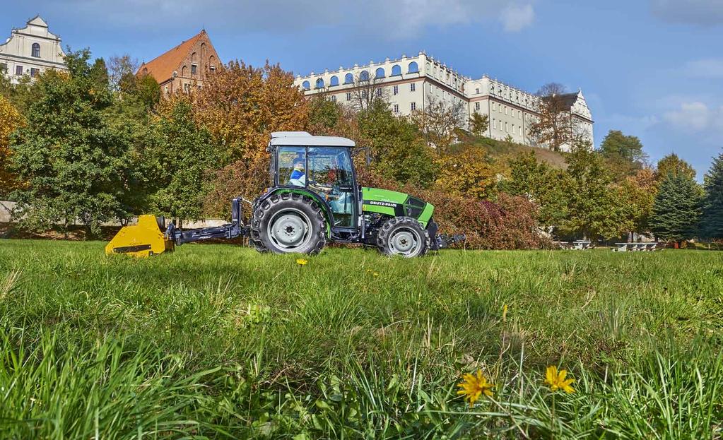 3 4-5 Dźwignie sterowania układu hydraulicznego. Na błotniku umieszczono nowe oznaczenia symbolowe z informacją na temat funkcji obwodów hydrauliki. Dźwignie sterowania tylnego podnośnika.