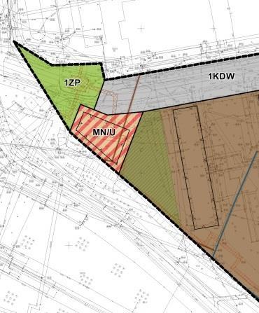 Dla terenu MN/U w projekcie planu ustala się: 1) dopuszczenie lokalizacji budynków przy granicy