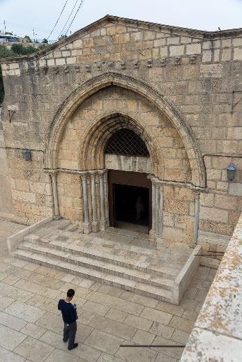 stóp w pobliżu Getsemani znajduje się tradycyjny Grób Marii