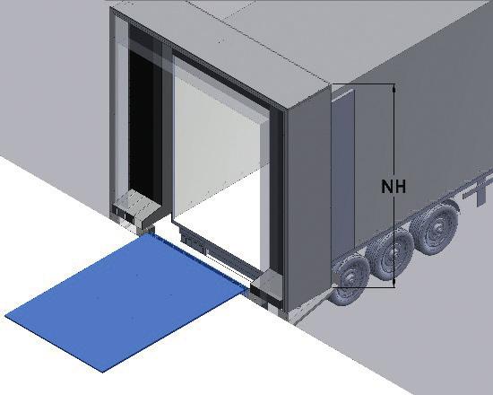 KDP-8 3. Warianty wykonania Model rampowy Rękawy o nominalnej wysokości 3600 i 4000 mm.