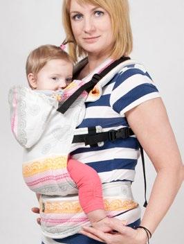 However, we would recommend you use a structured carrier with babies older than 4 months