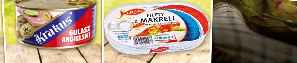 46044764 FILETY Z MAKRELI W SOSIE POMIDOROWYM 170 G w promocji również filety z