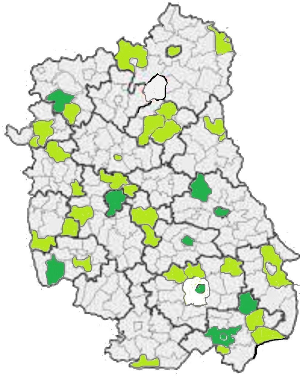 Ośrodki, które złożyły wnioski o dofinansowanie