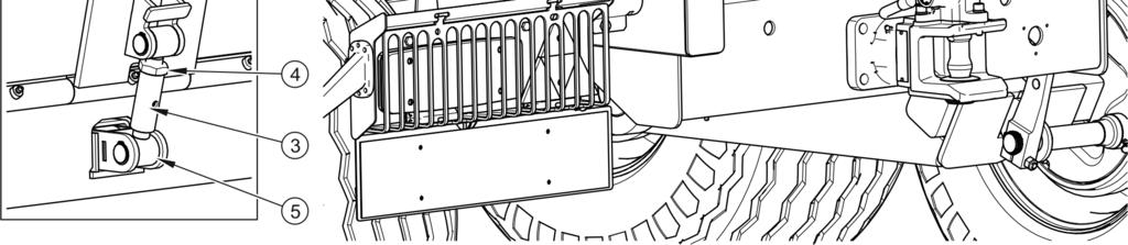 PRONAR T679/3 PRONAR T679/4 ROZDZIAŁ 5 Zakres czynności regulacyjnych Podłączyć przyczepę do ciągnika. Maszynę oraz ciągnik ustawić na poziomym podłożu.
