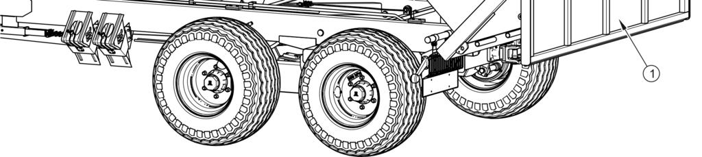 PRONAR T679/3 PRONAR T679/4 ROZDZIAŁ 4 przestawić dźwignię sterującą pracą obwodów instalacji hydraulicznej wywrotu w pozycję 1 wywrót pierwszej przyczepy, przy pomocy dźwigni rozdzielacza w kabinie