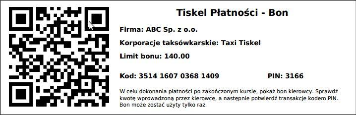 Bezpośrednio z systemu można wygenerować bony w formie pliku PDF Faktury W zakładce FAKTURY mamy dostęp do faktur wystawianych przez korporacje taxi.