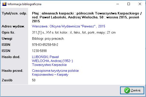 Płaj - opis bibliograficzny książki wielotomowej (opis