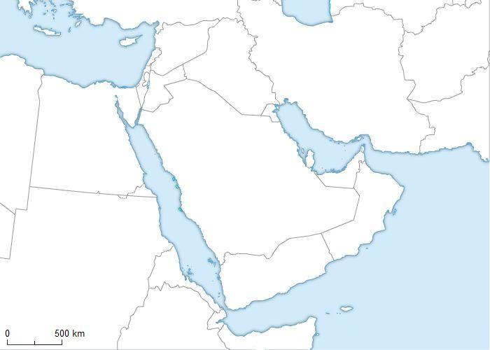 Poniższą mapę wykorzystaj do rozwiązania zadań 13. i 14. X Y A D B C E F Z Zadanie 13. /0-6p./ Na mapie literami X, Y i Z zaznaczono obszary konfliktów na Bliskim Wschodzie.