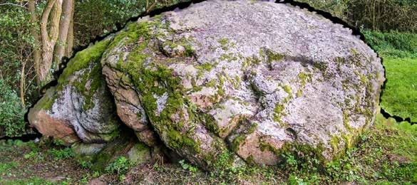 Te największe określa się mianem głazów narzutowych. U nas na terenie Łuku Mużakowa też jest kilka całkiem sporych egzemplarzy, na przykład Diabelski Kamień w okolicy Kamienicy/Trzebiela.