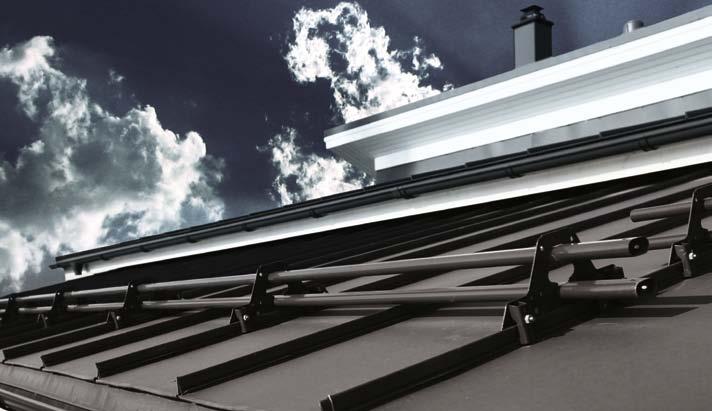Bezpieczeństwo dachowe Właściwy wybór produktów zapewniających bezpieczeństwo na dachu jest ważny zarówno dla osób wchodzących na