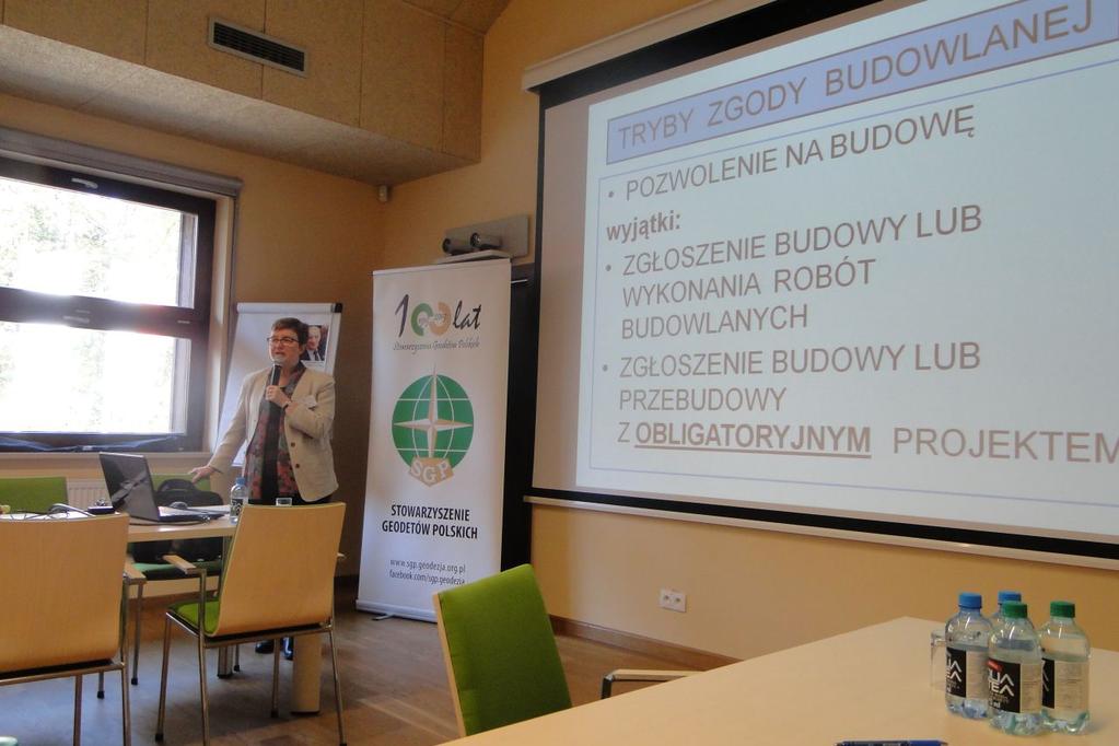 Ostatnim punktem seminarium, którego uczestnikami byli geodeci pracujący