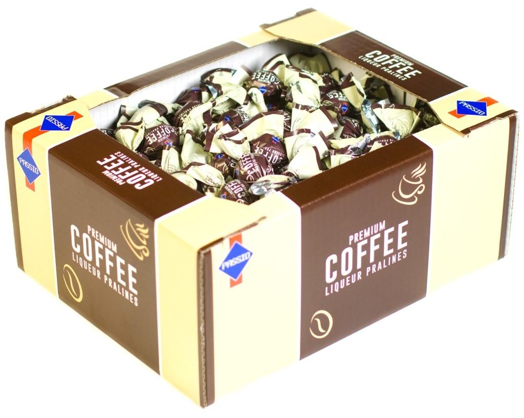 Coffee Liqueur Pralines 2,25 kg Coffee Liqueur Pralines 2,25 kg.