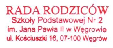 Zmiany Regulaminu i przepisy końcowe 16 Ustępujące Prezydium zobowiązane jest przekazać pełną dokumentację rzeczową, finansową i pieczątkę rady rodziców szkoły w ciągu 7 dni od daty pierwszego